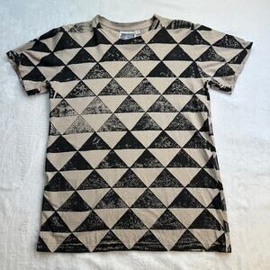 Jungmaven Short Sleeve Jung Tee T-Shirt Top Small Screen Printed Pyramid Unisex